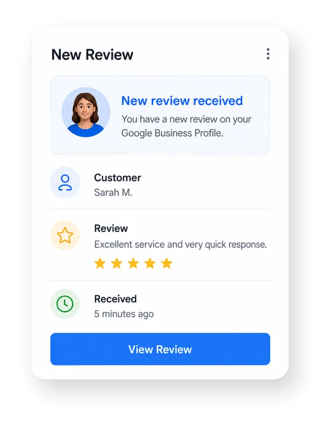 new review card